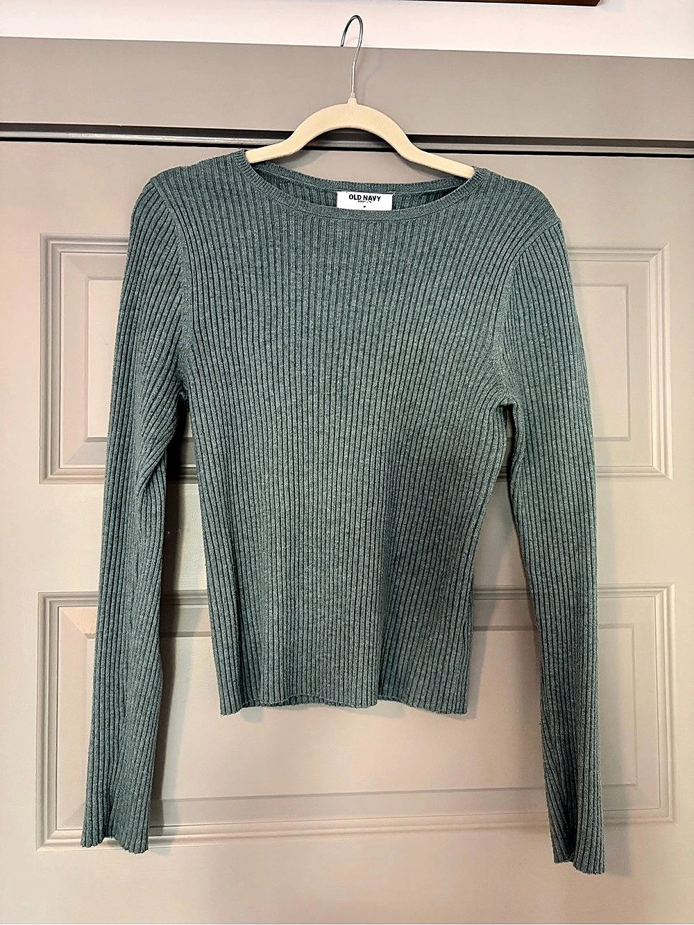 Old Navy Ribbed Crewneck Sweater in Turqouise Like New